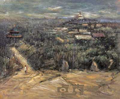 颜文樑 北海 52×62cm